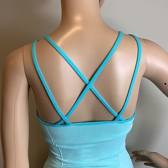 Zella blue Strappy back tank top size XS - Picture 6 of 8